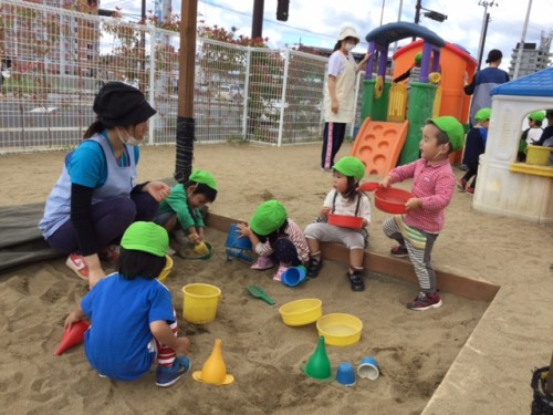 戸外遊び たいじゅ組 アスク富沢保育園 株式会社日本保育サービス