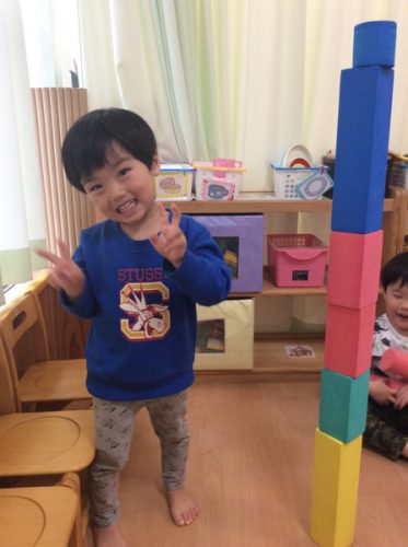 2歳児 室内遊び アスク吉野町保育園 株式会社日本保育サービス